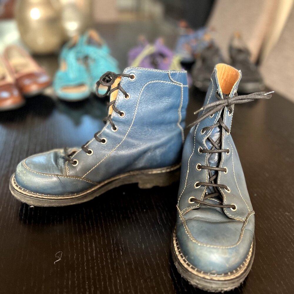 Fluevog Vintage Combat Boots